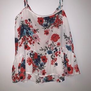 🧸❤️‍🔥Floral tank top blouse